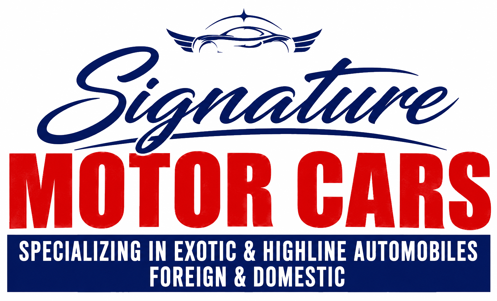 Signature Motor Cars — specializing in exotic & highline automobiles, foreign & domestic